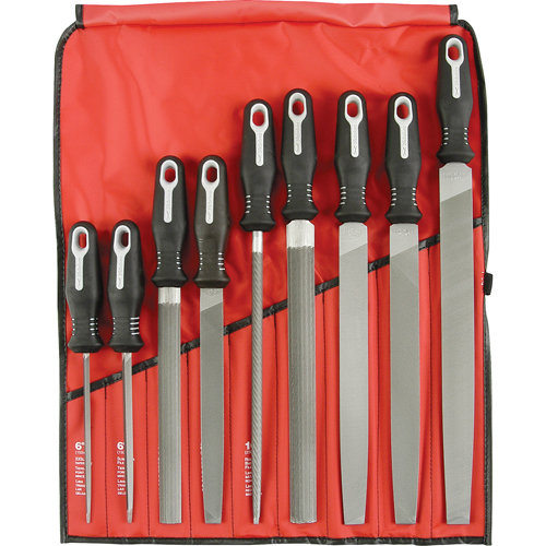 9-Piece Ergonomic File Set, 9 Pcs Superchem Industries