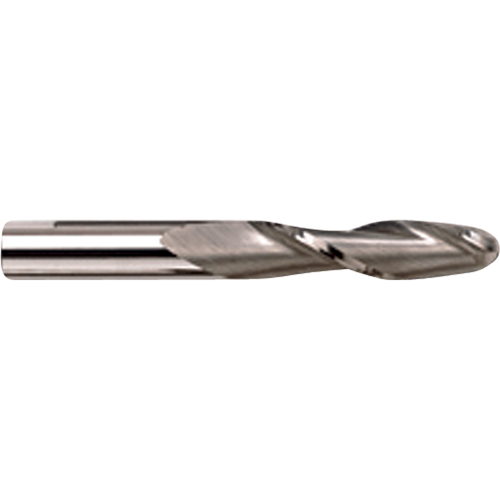 Ball End Extra Long Series End Mill, 3/8" Dia., 4 Flutes, Carbide Superchem Industries