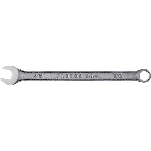 Combination Wrench, 12 Point, 5/16", Satin Finish Superchem Industries