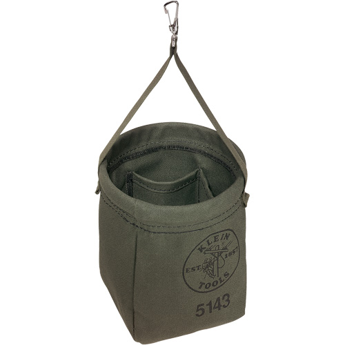 Sac &agrave; fond conique, 8" h, Toile, Gris Superchem Industries