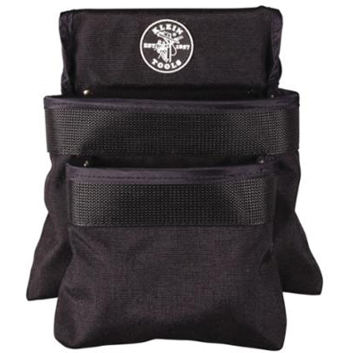 Pochette utilitaire &agrave; 2 poches s&eacute;rie PowerLine, 1000 Denier Cordura&reg;, Noir Superchem Industries