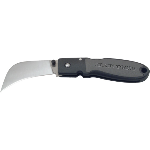 Lockback Knife with Hawkbill Blade, 2-5/8" Blade, Stainless Steel Blade, Nylon Resin Handle Superchem Industries