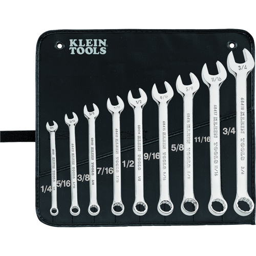 Combination Wrench Set, Combination, 9 Pieces, Imperial Superchem Industries