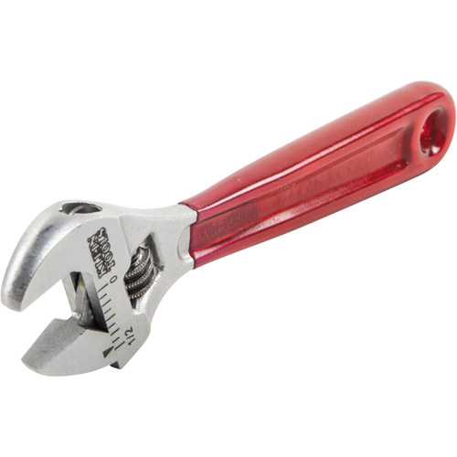 Adjustable Wrench, 4-1/2" L, 1/2" Max Width, Chrome/Polished Superchem Industries