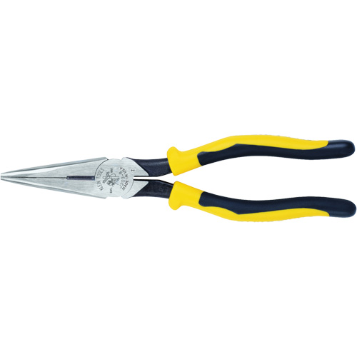 Long-Nose Pliers, HD Side Cutters, Journeyman Handle, 8-9/16" L Superchem Industries