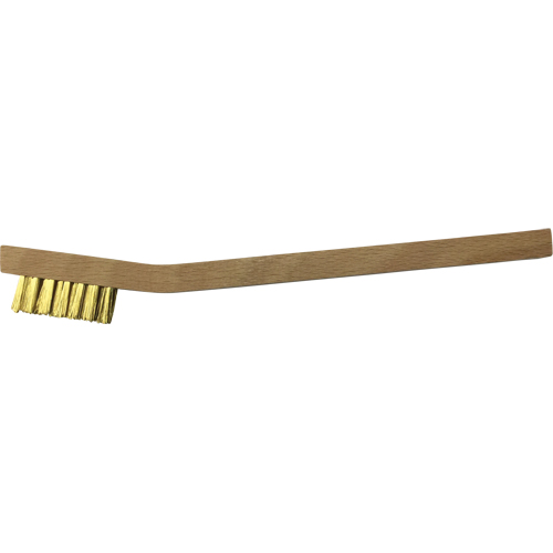 Petites brosses de nettoyage , Laiton, 3 x 7 rangs de fils, Longueur 7-3/4" Superchem Industries