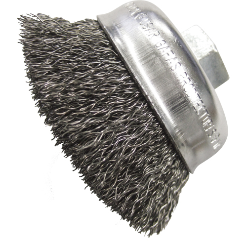 Brosses-boisseau &agrave; fils cr&ecirc;p&eacute;s 3 1/2" Superchem Industries