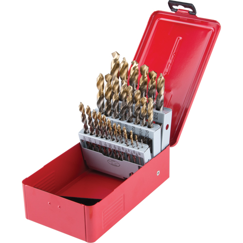 Jobber Drill Set, 29 Pieces, High Speed Steel Superchem Industries