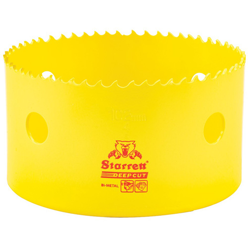 Scie &agrave; cloche bim&eacute;tal 4", 4", Profondeur de la coupe 2", Bim&eacute;tal Superchem Industries