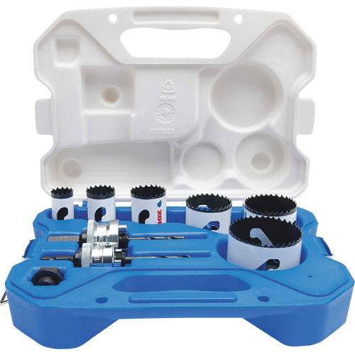 Ensemble de scies-cloches d'&eacute;lectricien Speed Slot, 9 morceaux Superchem Industries