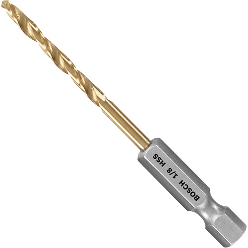 Impact Tough Drill Bit, High Speed Steel, 1-3/4" Flute, 135° Point Superchem Industries