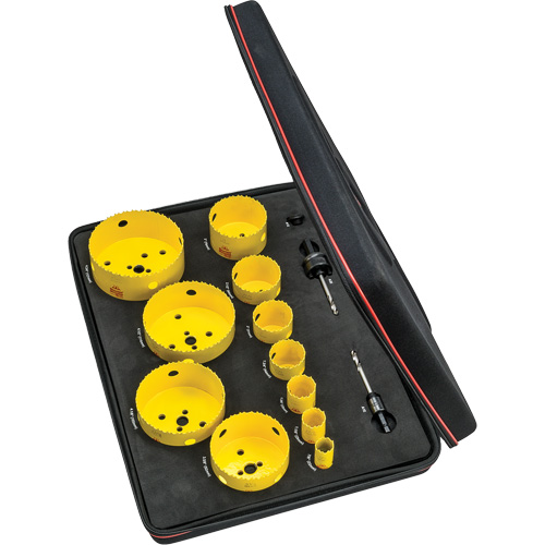 Electrician's Hole Saw Kit, 14 Pieces Superchem Industries