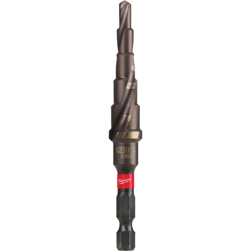 Foret &eacute;tag&eacute; #2 Shockwave Impact Duty, 3/16" - 1/2", Incr&eacute;ments de 1/16", Titane Superchem Industries