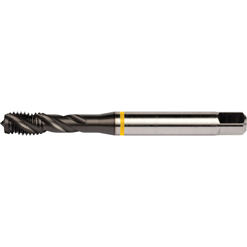 Taraud &agrave; goujures h&eacute;licoidales Yellow Shark, Acier rapide au cobalt, Filet de 7/16"-20, 3,937" l Superchem Industries