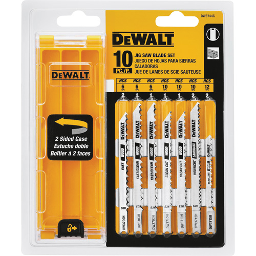 Jeu de lames de scie sauteuse &agrave; queue en U avec &eacute;tui Superchem Industries