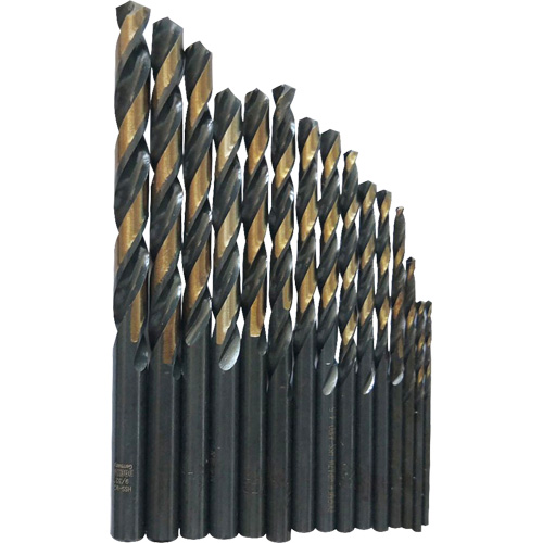Jobber Length Drill Bit Set, 29 Pieces, High Speed Steel Superchem Industries