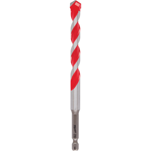 Foret &agrave; queue r&eacute;duite pour perceuse &agrave; percussion Shockwave, 7/16", Carbure, Cannelure 4" Superchem Industries