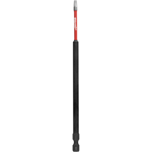 Shockwave Recessed Impact Power Bit, Square, #1 Tip, 1/4" Drive Size, 6" Length Superchem Industries