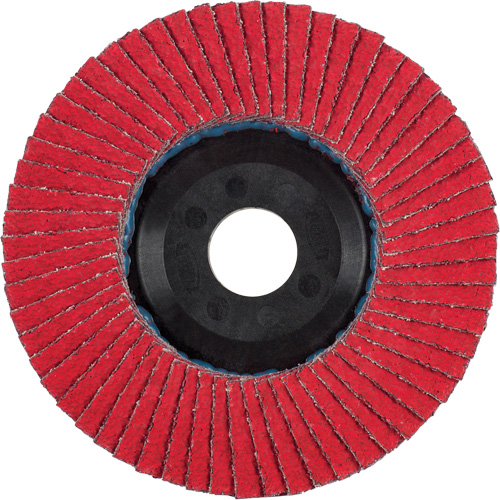 Disque &agrave; lamelles, 4-1/2" x 5/8"-11, Type 27, Grain 40, C&eacute;ramique Superchem Industries