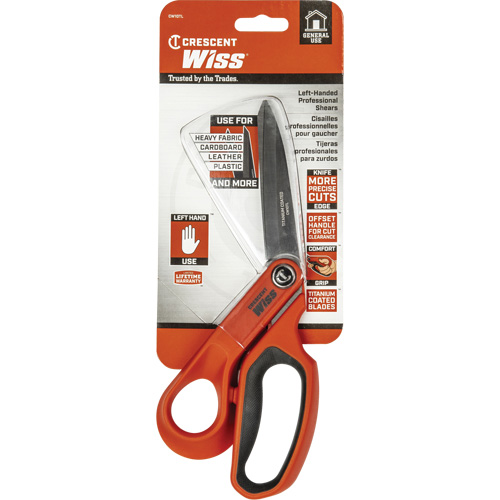 Cisaille pour ouvrier professionnel, 10", Poign&eacute;e Anneaux Superchem Industries
