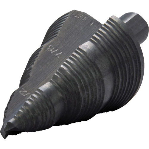 Foret &eacute;tag&eacute; &agrave; trous multiples no 9, 3/16" - 1-1/8", Acier rapide Superchem Industries