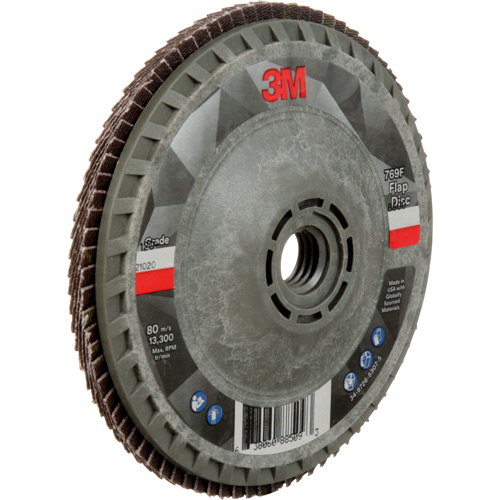 769F Quick Change Flap Disc, 4-1/2" x 5/8"-11, Type 27, 120+ Grit, Ceramic Superchem Industries
