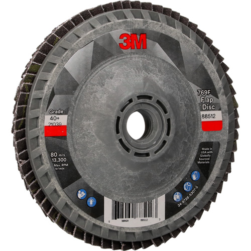 769F Quick Change Flap Disc, 4-1/2" x 5/8"-11, Type 27, 40+ Grit, Ceramic Superchem Industries