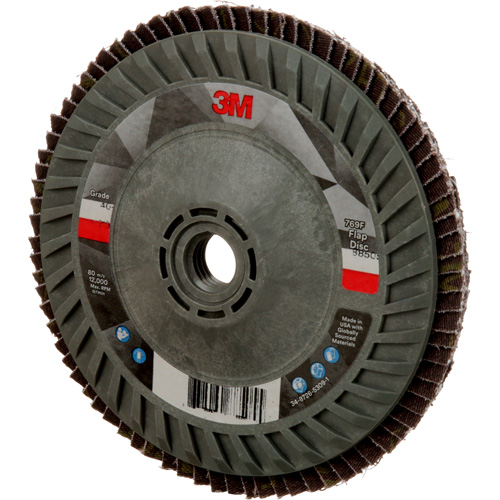 769F Quick Change Flap Disc, 5" x 5/8"-11, Type 27, 40+ Grit, Ceramic Superchem Industries