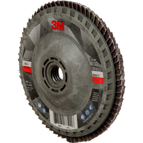 769F Quick Change Flap Disc, 4-1/2" x 5/8"-11, Type 27, 60+ Grit, Ceramic Superchem Industries
