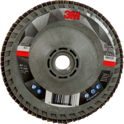 769F Quick Change Flap Disc, 4-1/2" x 5/8"-11, Type 29, 60+ Grit, Ceramic Superchem Industries