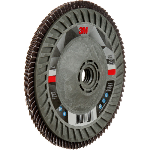769F Quick Change Flap Disc, 5" x 5/8"-11, Type 29, 80+ Grit, Ceramic Superchem Industries