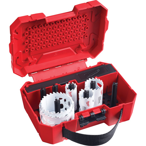 Trousse de scie-cloche &agrave; dents en carbure Hole Dozer, 9 morceaux Superchem Industries