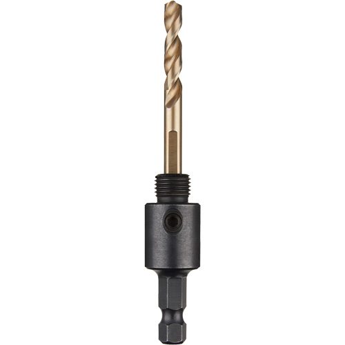 Hole Dozer Hole Saw Small Arbor with Cobalt Pilot Bit, 0" - 1-3/16", 1/4" Shank Superchem Industries