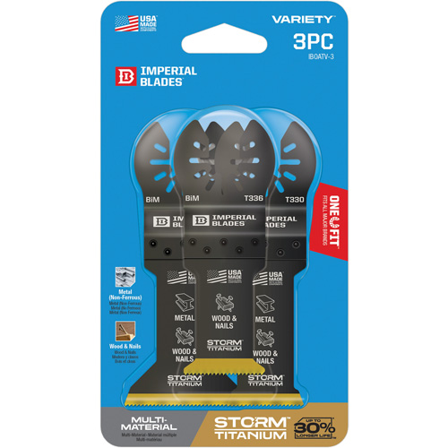 One Fit Storm Titanium Metal & Wood Blade Pack Superchem Industries