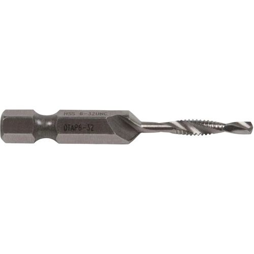 Drill/Tap Bit, #6, High Speed Steel Superchem Industries