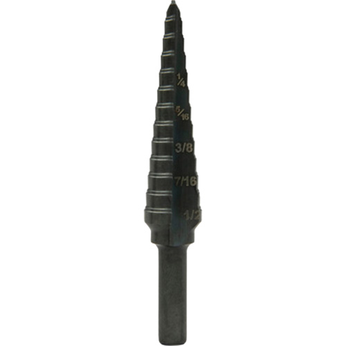 Step Bit, 1/8"/3.2 mm - 1/2"/12.7 mm  Superchem Industries