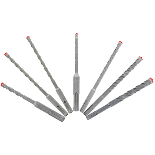Rebar Demon SDS-Plus 4-Cutter Full Carbide Head Hammer Bit Set, 7 Pieces, Carbide Superchem Industries