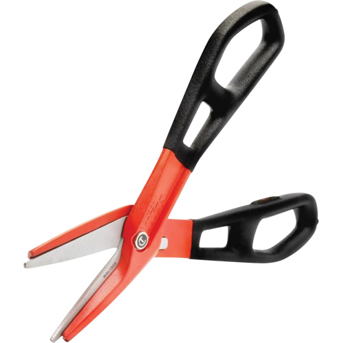Cisaille d'&eacute;tain en aluminium dentel&eacute; de 13" avec poign&eacute;e tremp&eacute;e, Longueur de coupe de 3", Coupe Droit Superchem Industries