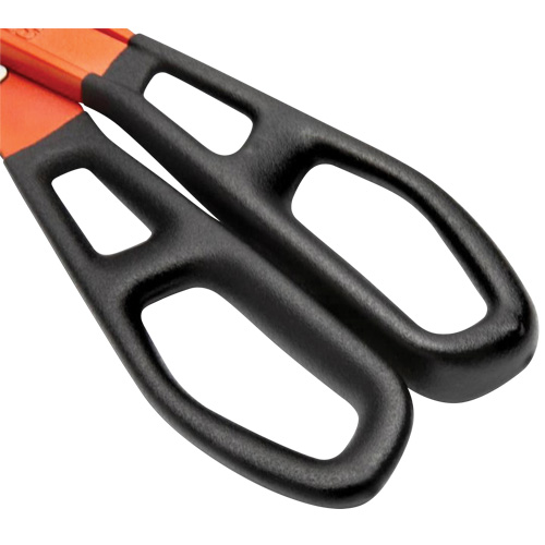 Cisaille d'&eacute;tain en aluminium dentel&eacute; de 13" avec poign&eacute;e tremp&eacute;e, Longueur de coupe de 3", Coupe Droit Superchem Industries