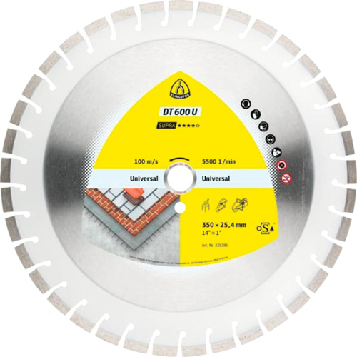 Grandes lames au diamant DT 600 U Supra Superchem Industries