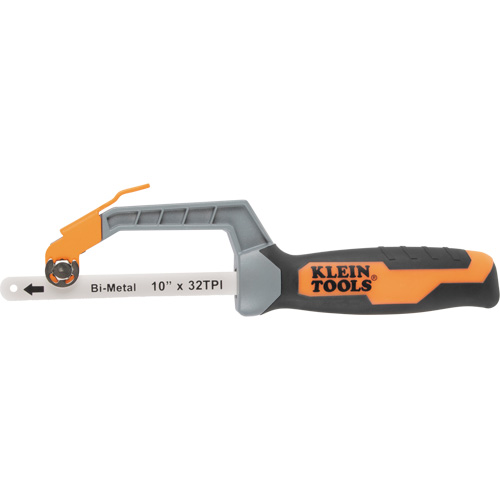Compact Finish-Cut Hacksaw, 10", Ergonomic Handle Superchem Industries