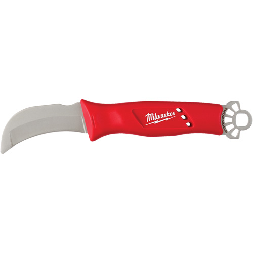 Linemans Blunt Tip Hawkbill Knife with STICKWORK 3-in-1 Ring Superchem Industries