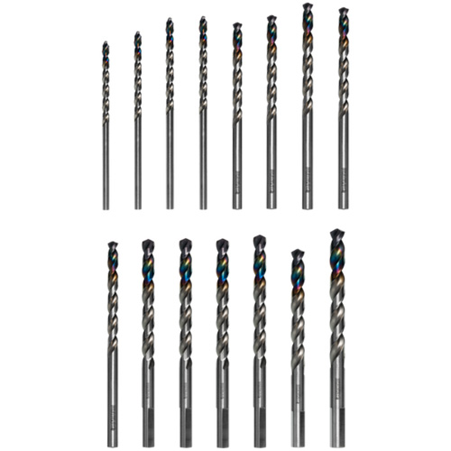 Metal Demon Drill Bits Set for Mild, Hardened and Stainless Steels, 15 Pieces Superchem Industries