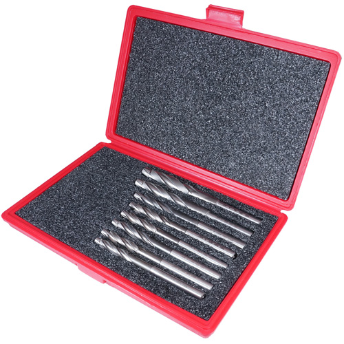 CLEVELAND 183-CSS-3 8-Piece Continuous Pilot Counterbore Set Superchem Industries