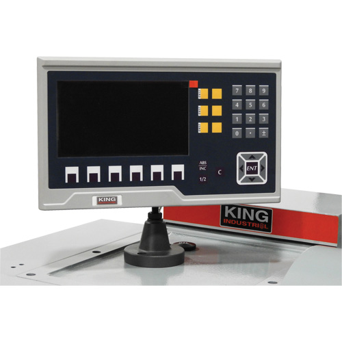 Tour &agrave; m&eacute;tal, dispositif de tournage conique les c&ocirc;nes et affichage num&eacute;rique, 75" lo x 32" la x 53" h Superchem Industries