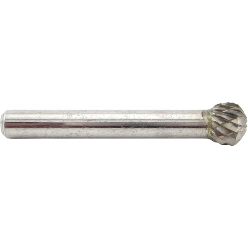 Ball Shape Carbide Shipyard Bur, SD-3, 3/8" Dia., 1/4" Shank, 5/16" Depth of Cut Superchem Industries