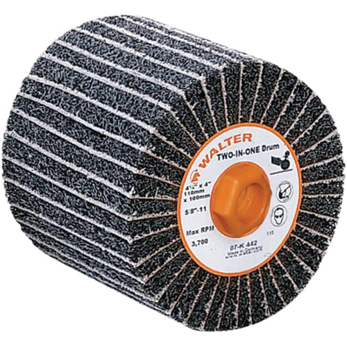 Tambour de finition Two-In-One, 4" la Superchem Industries