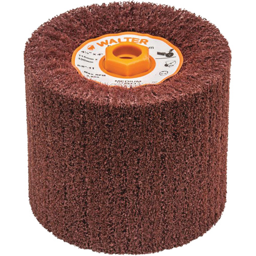 Blendex Surface Conditioning Drum, 4-1/2" Dia. x 4" W, 5/8"-11 Arbor, Medium Grit Superchem Industries