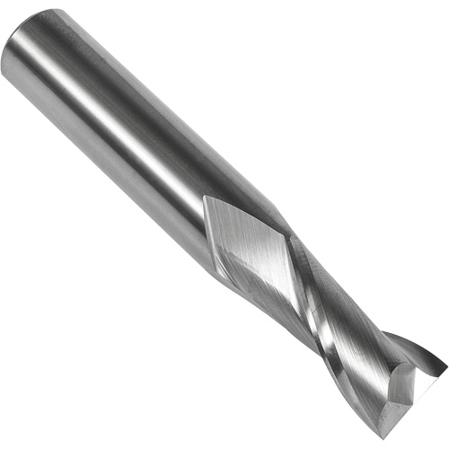 S108 30° Square End Mill, 9/16" Dia., 3-1/2" L, 2 Flutes, 9/16" Shank, Carbide Superchem Industries