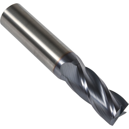 S234 30° Square End Mill, 1/16" Dia., 1-1/2" L, 4 Flutes, 1/8" Shank, Carbide Superchem Industries